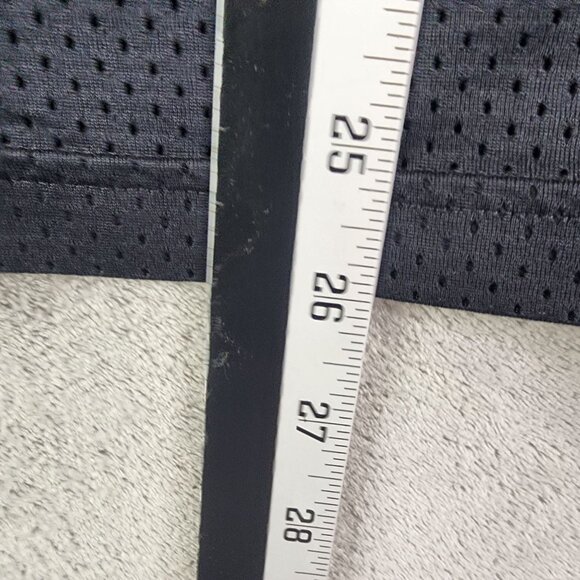 Mens Black Under Armour Fitted HeatGear Shirt Crew Neck Short Sleeve Size L - Picture 7 of 8